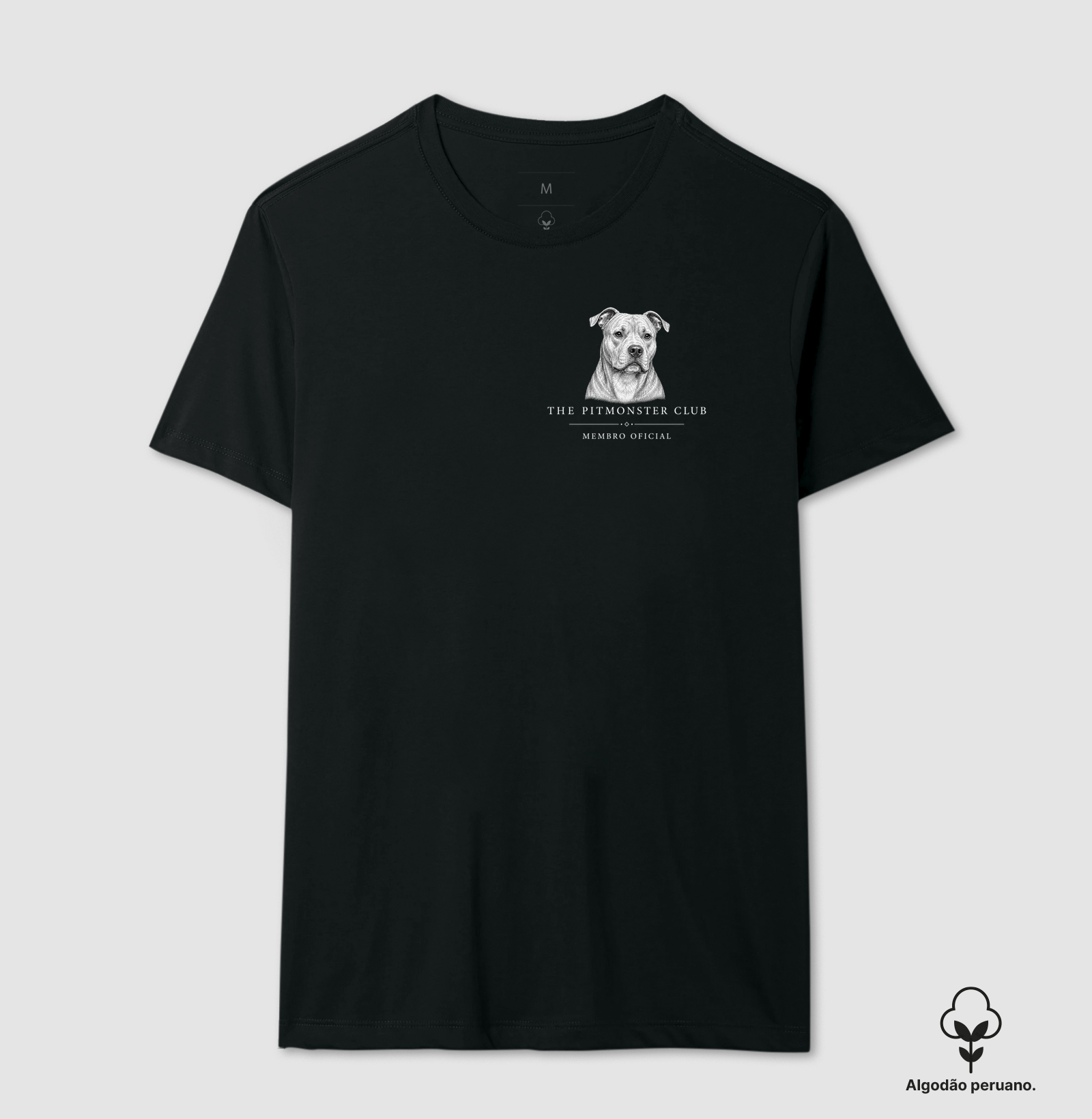 The Pitmonster Club - Camiseta Algodão Peruano