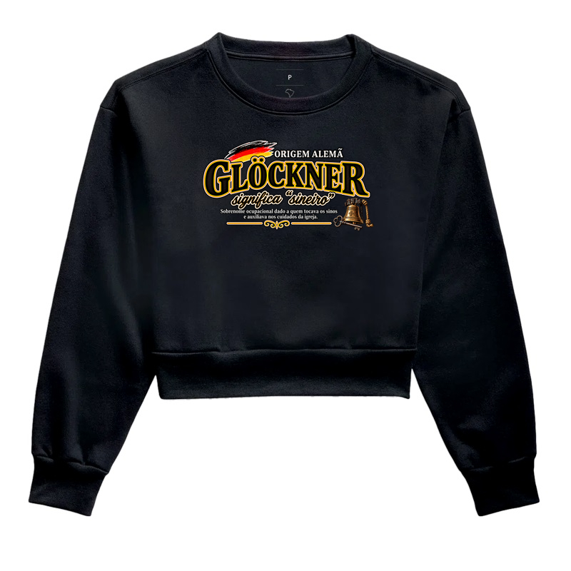 Glöckner  - Cropped Moletom