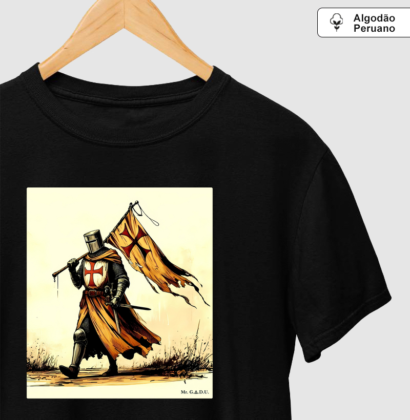 Camiseta Templários 5 Algodão Peruano - Mr. GADU