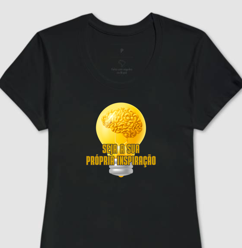 Camiseta Feminina Baby Look Inspiração (PT)