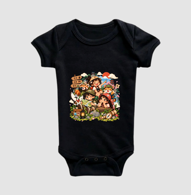 Pequenos aventureiros - Body Infantil