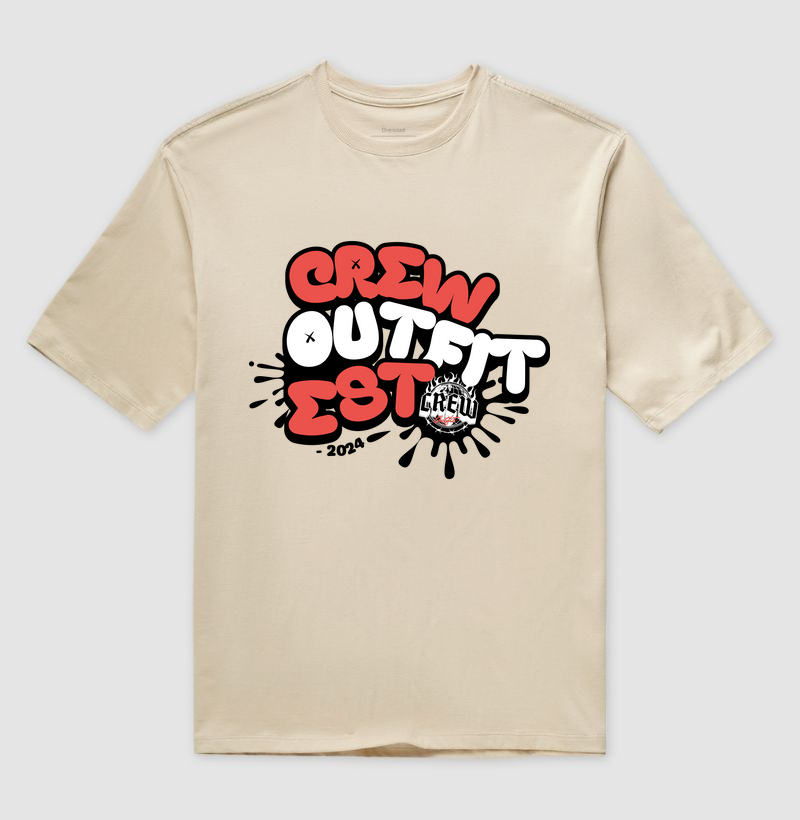 Camiseta Oversized - Crew Splash