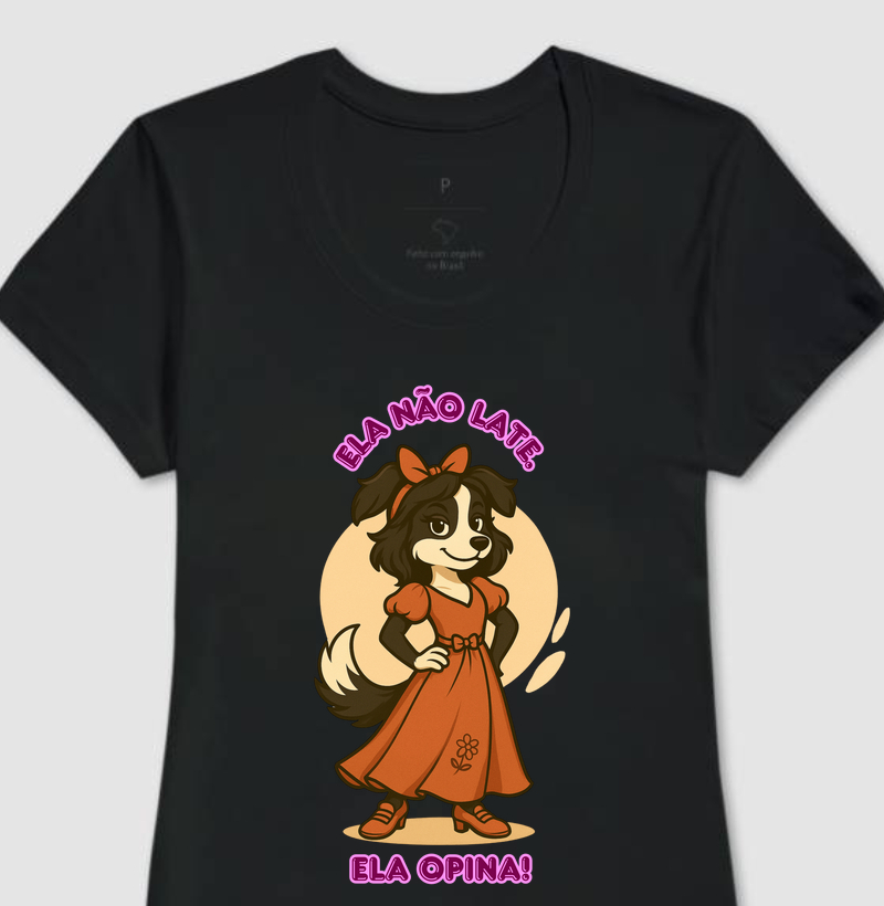 Ela não late.