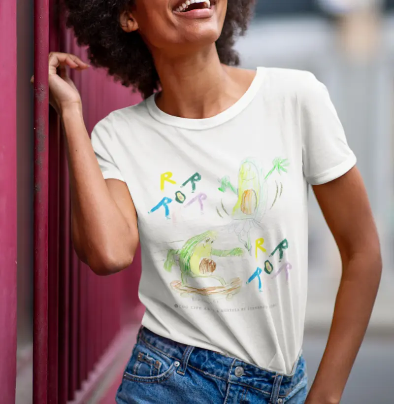 Camiseta Adulto Avocado ballet by Bernardo Yori