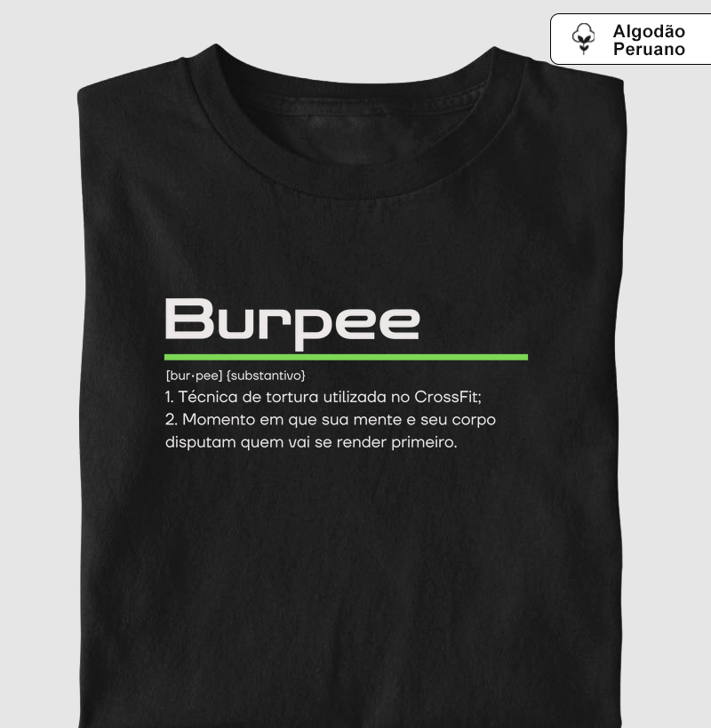 Burpee no dicionário (Masc. e fem.)