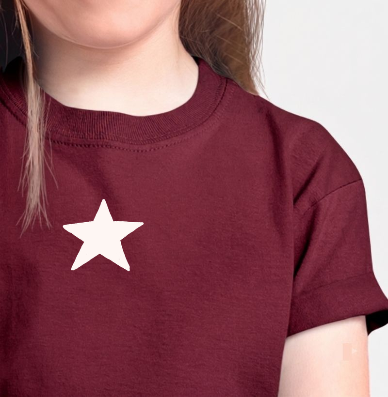 estrela vermelha classic - Camiseta Infantil