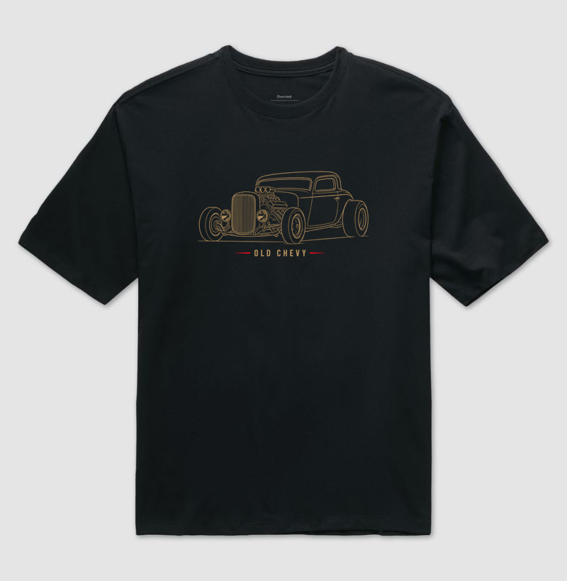 Hot Rodder  | Fine Lines - Old Chevy