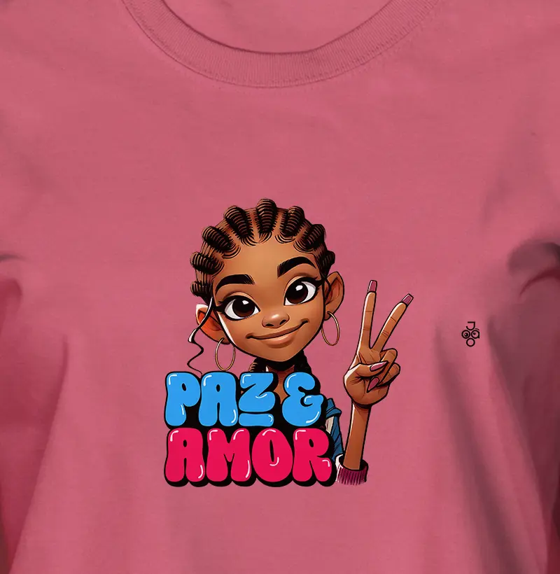 Camiseta Paz & amor