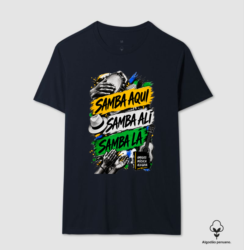 Samba aqui, Samba alí, Samba lá