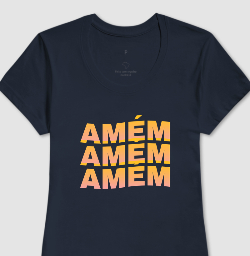 Camiseta Amém – Repetição de Fé