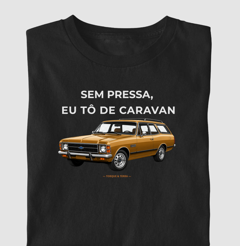 Sem pressa, eu tô de Caravan - ocre
