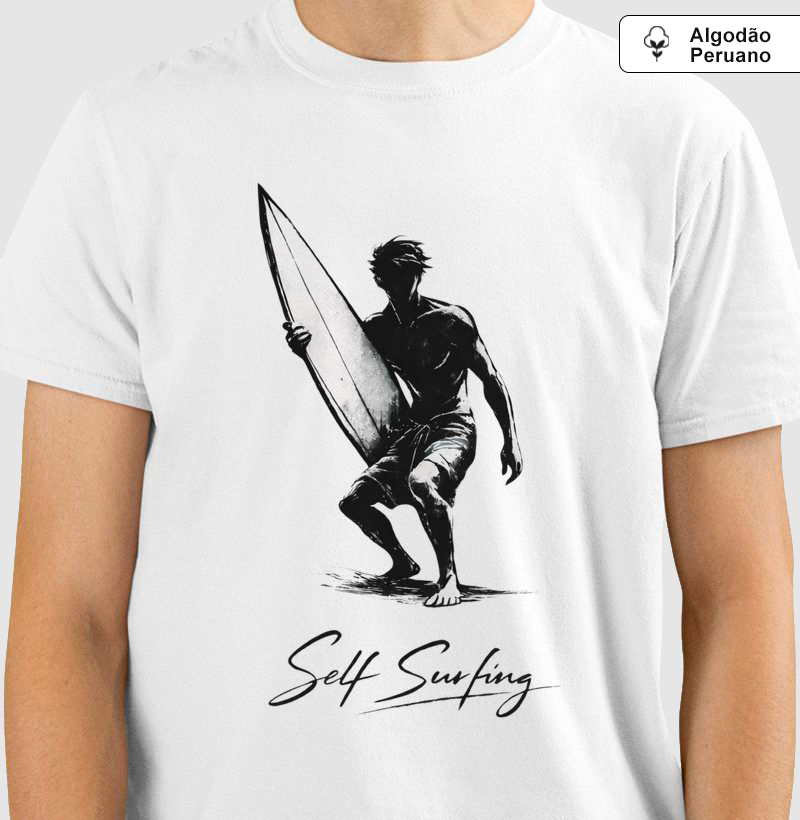 SILENT POWER - Camiseta Algodão Peruano