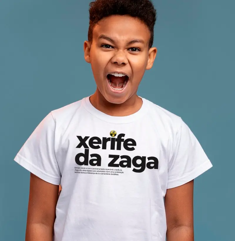 Camiseta Xerife da Zaga - Kids