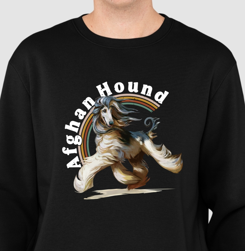 Suéter Moletom Afghan Hound