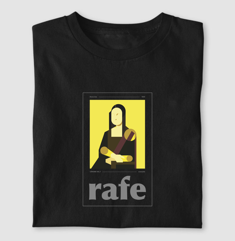 Camiseta Mona Lisa - Leonardo da Vinci - Edição Assinatura