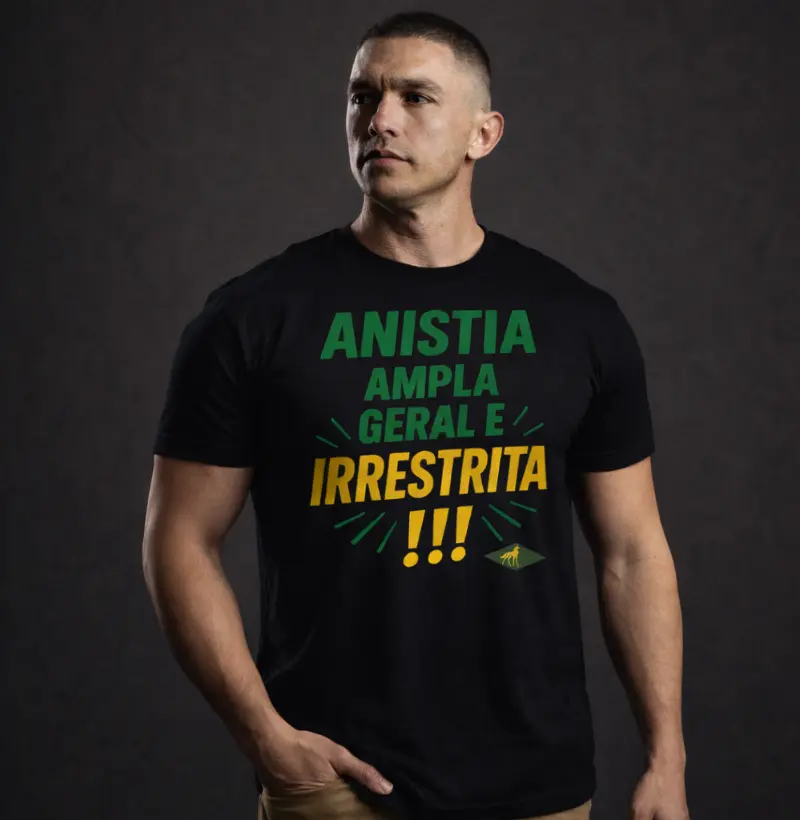 Camiseta Anistia Ampla, Geral e Irrestrita | Manifesto