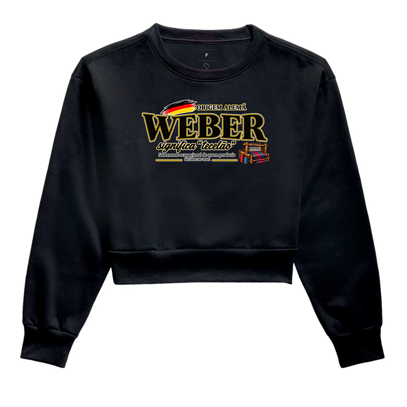 Weber - Cropped Moletom