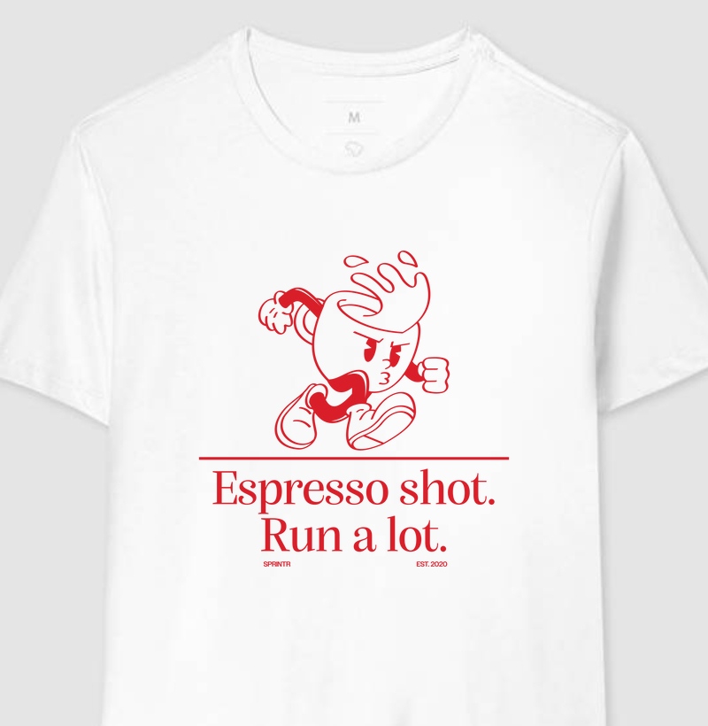 Espresso shot. Run a lot.