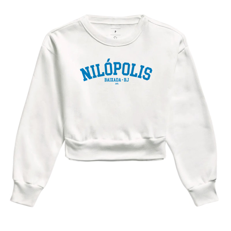 Nilópolis - Cropped Moletom
