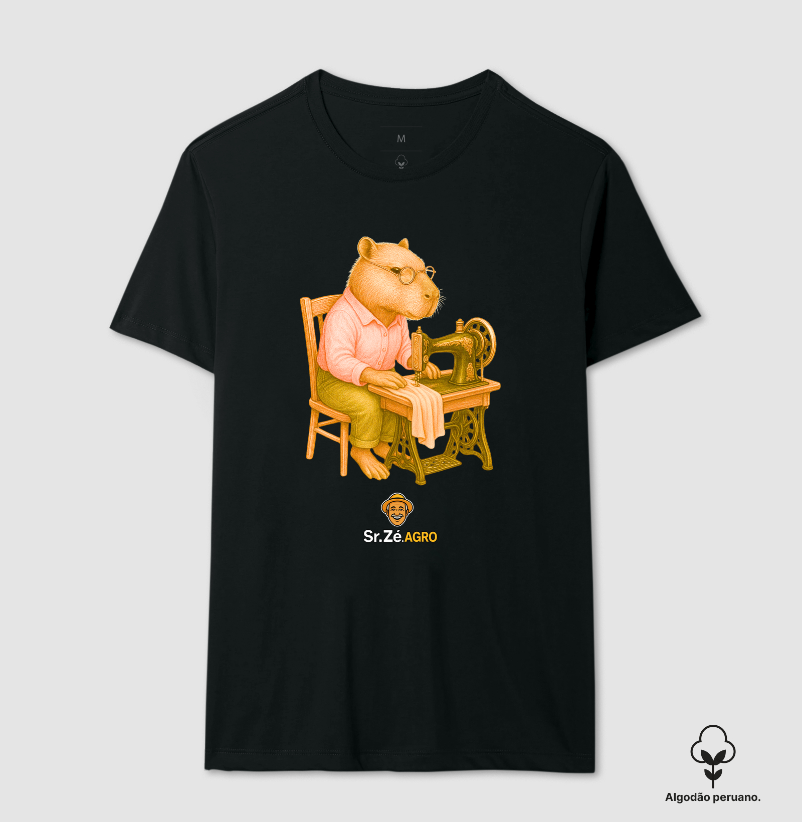 Capivara na costura 