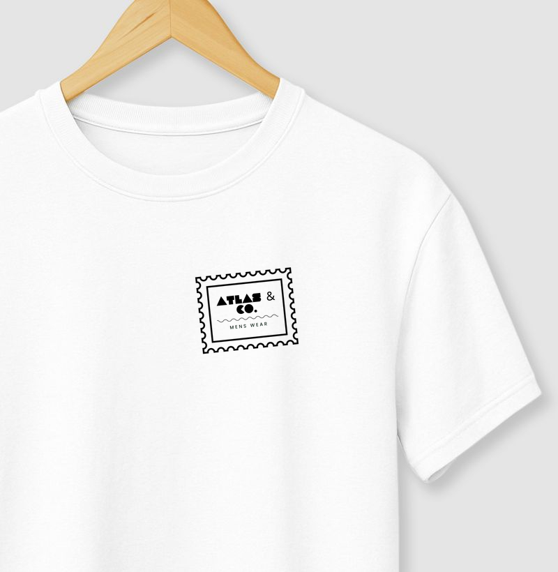 Atlas Classic Stamp Tee - White Edition