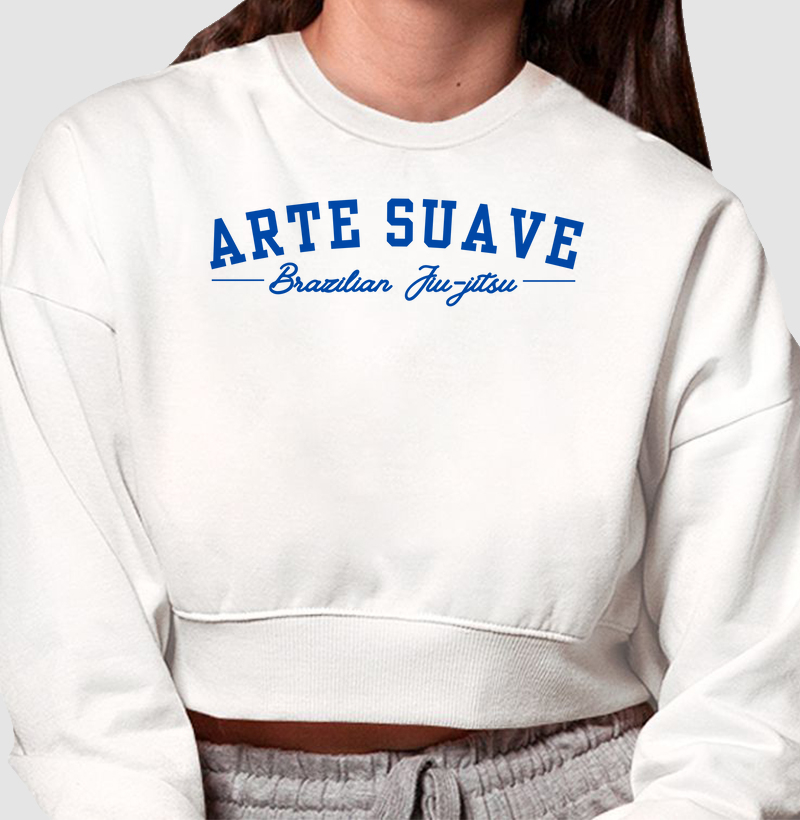 Moletom Cropped - Arte Suave - Brazilian Jiu-jitsu