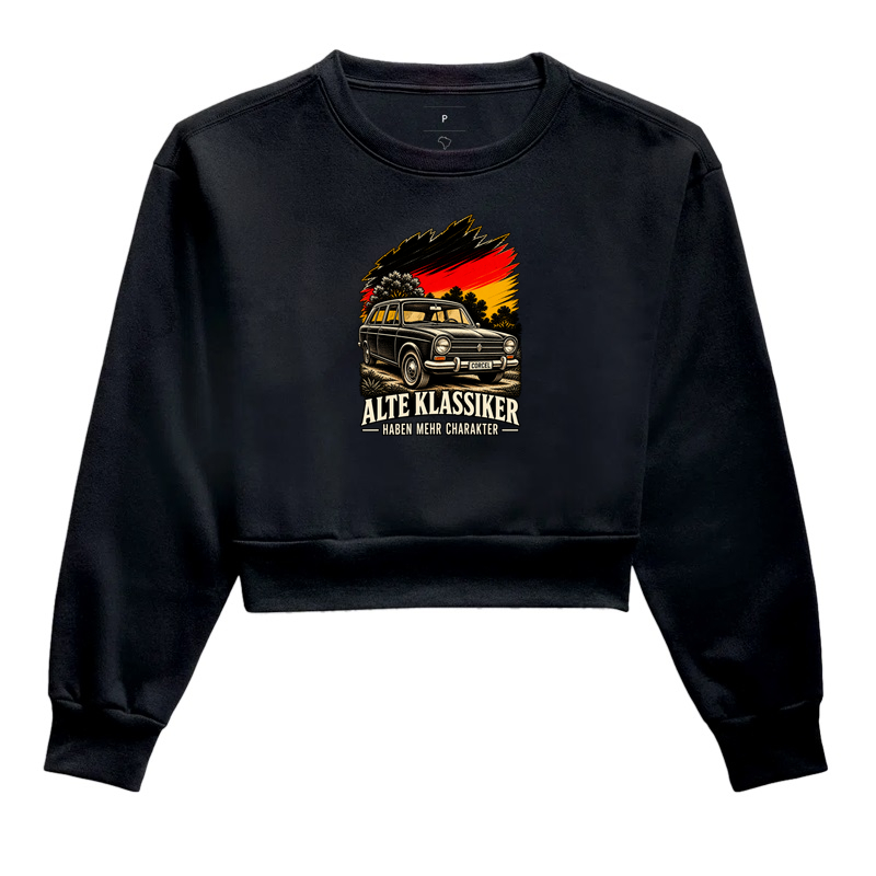 Alte Klassiker haben mehr Charakter - Cropped Moletom