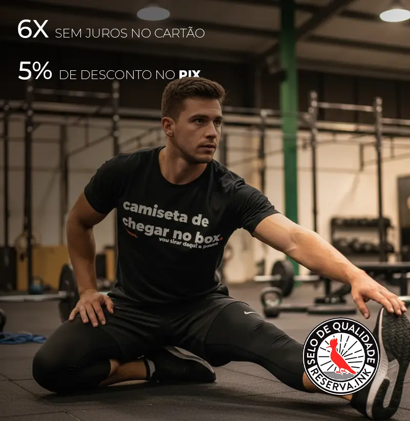 Camiseta de chegar no box