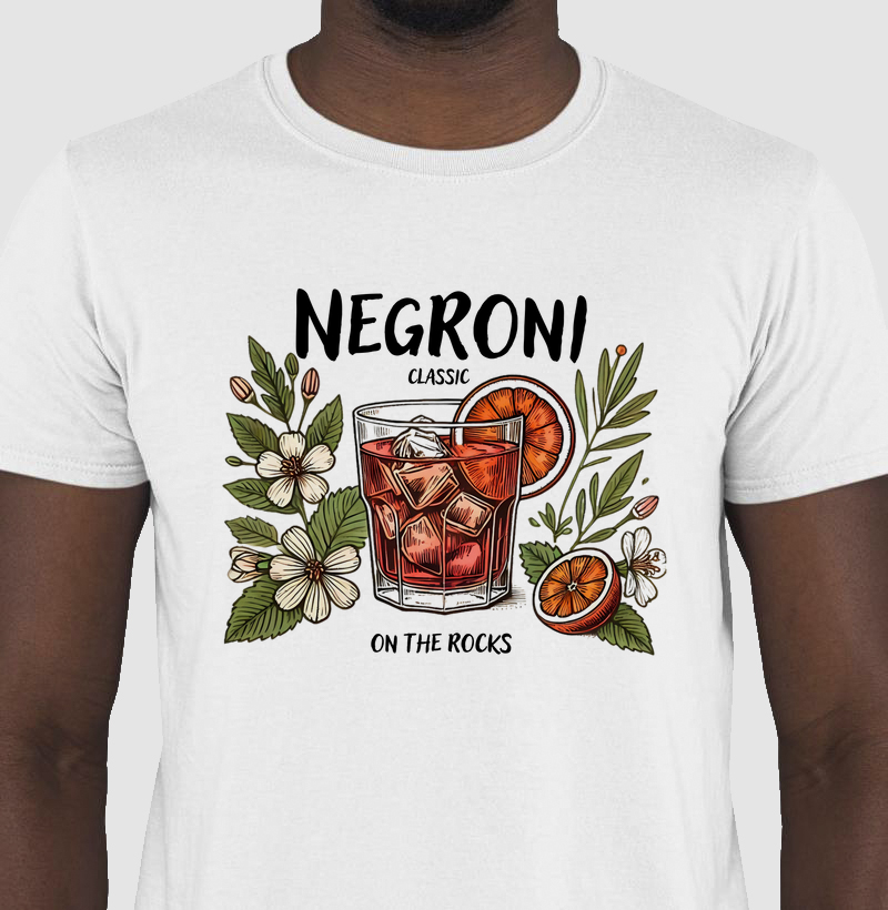 Camiseta Negroni classic on the rock