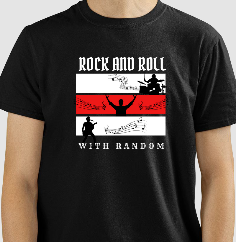 Camiseta Rock and Roll