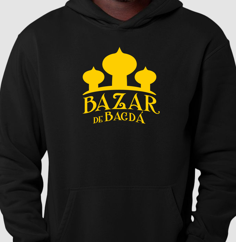 Collab - Moletom - Bazar de Bagdá - Big Logo amarelo