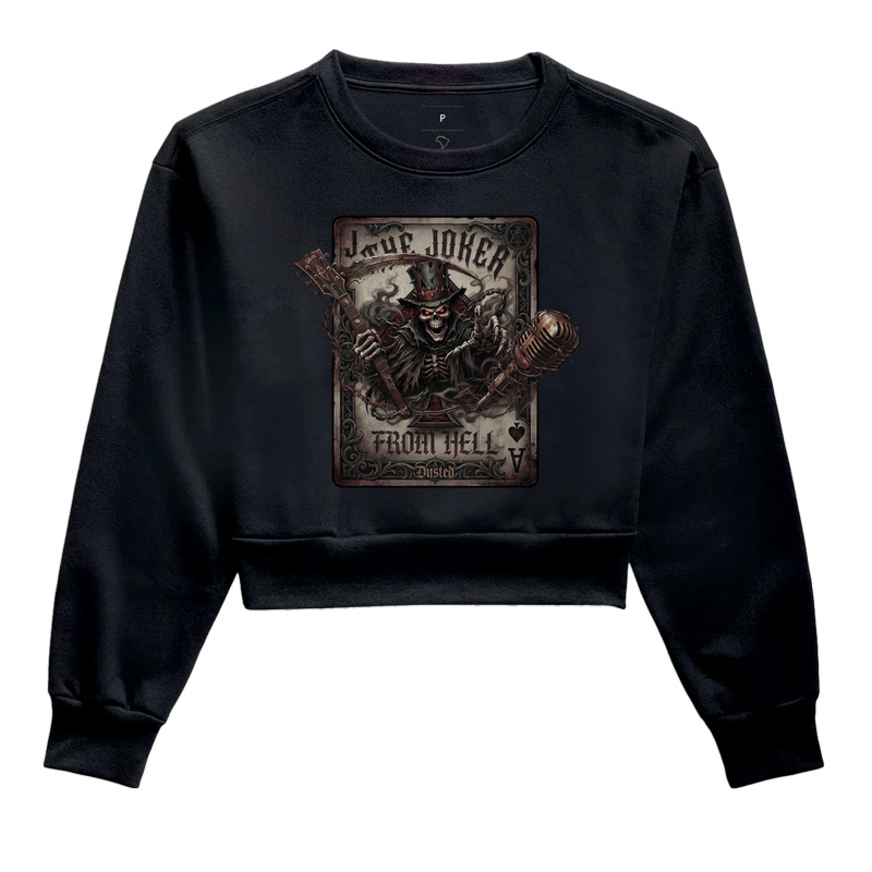 The Joker From Hell - Cropped Moletom