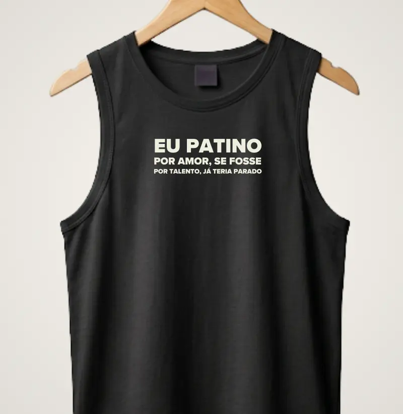 Não patino por talento