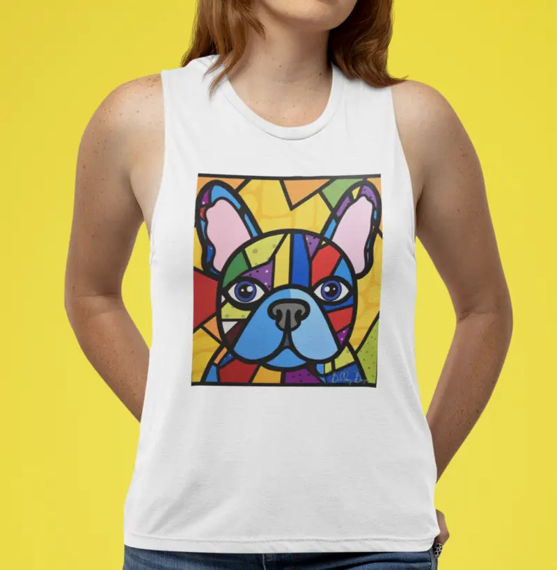 Regata Bulldog Frances "Picasso Perdido IV"