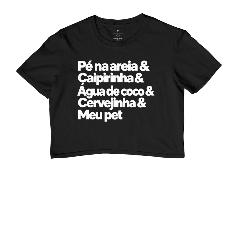 Pé na Areia, Caipirinha & Meu Pet - Cropped