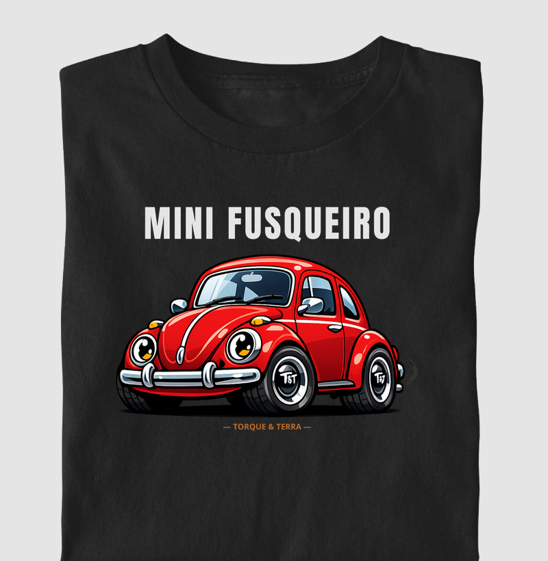 Mini fusqueiro - Fusca vermelho