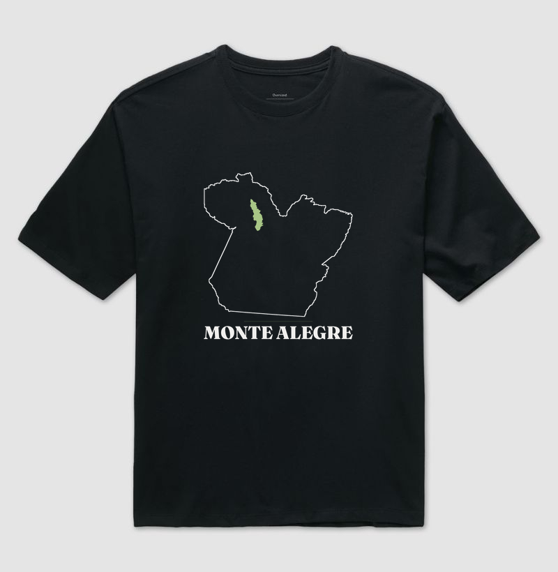 Monte Alegre | Traço PA - Camiseta Oversized