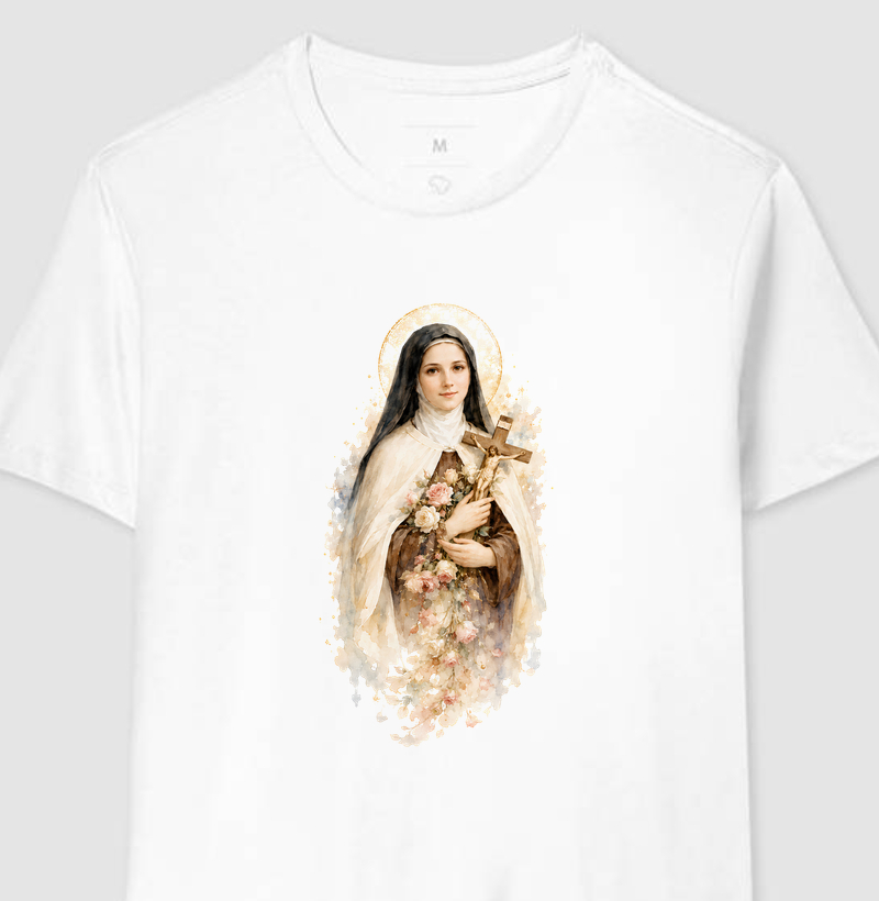 Santa Teresinha — Chuva de Rosas - Camiseta