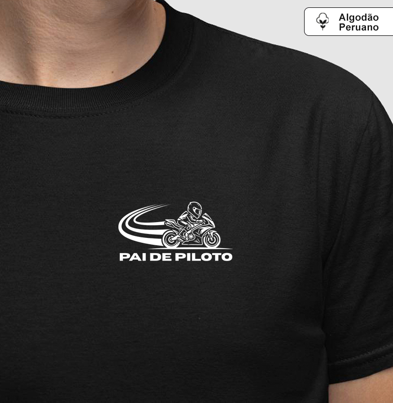 Pai de Piloto Minimalista - Algodão Peruano Premium