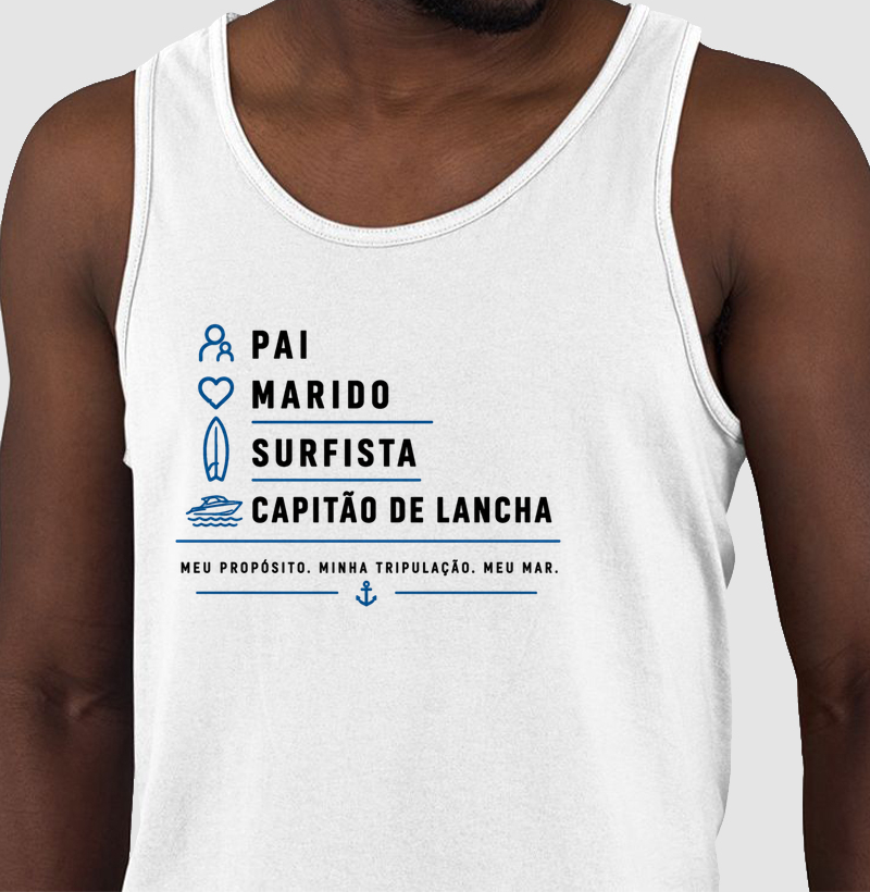 Pai Surfista Capitao de Lancha (Regata)
