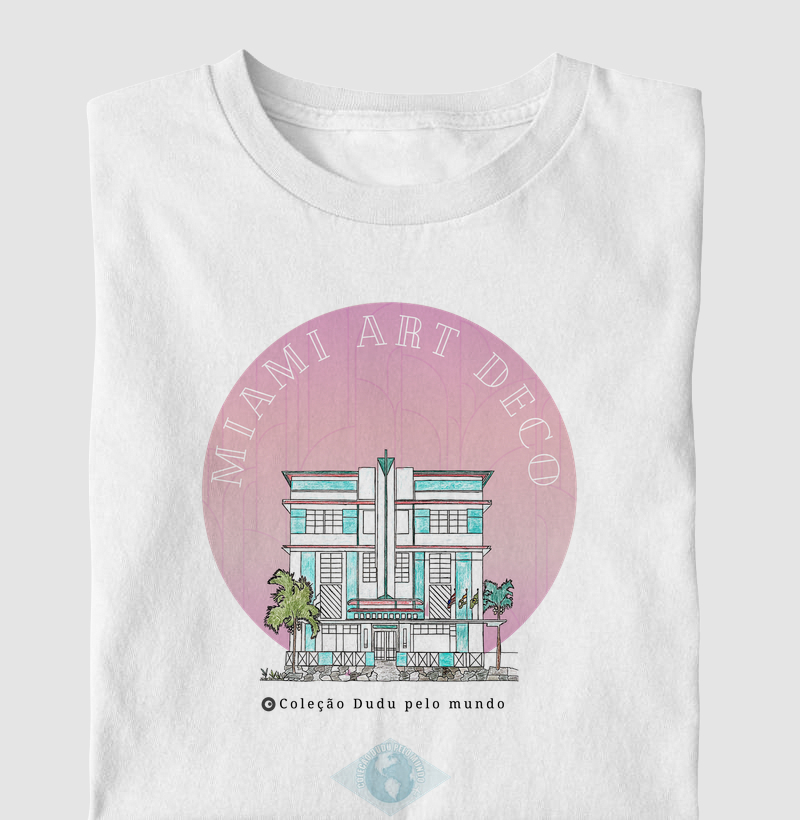 Miami Art Deco Rosa by Dudu Memoriza