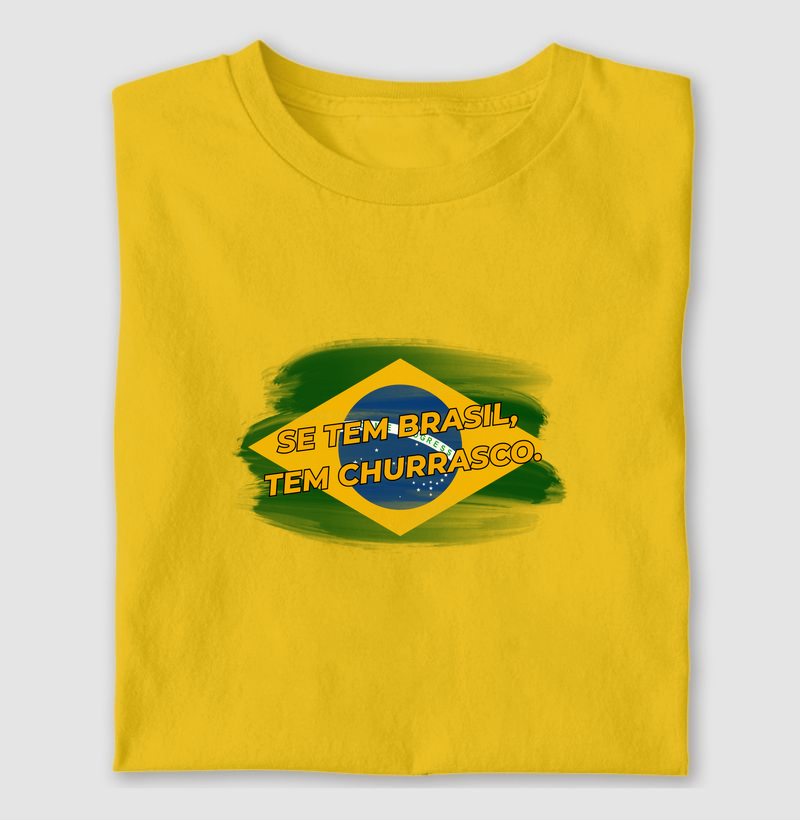 Se tem Brasil, tem churrasco.