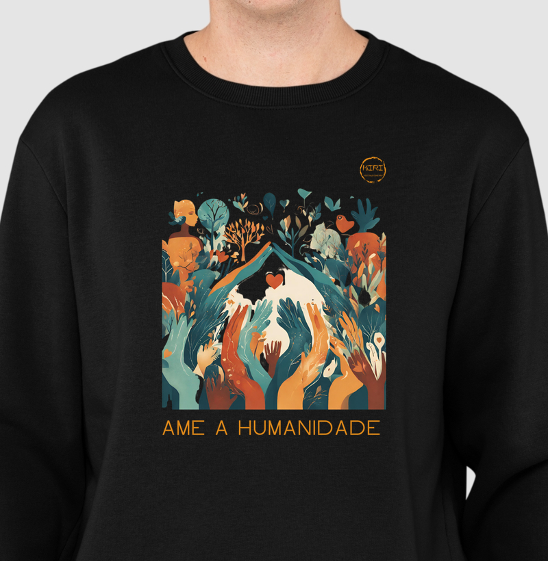 Moletom KIRI - Ame a Humanidade
