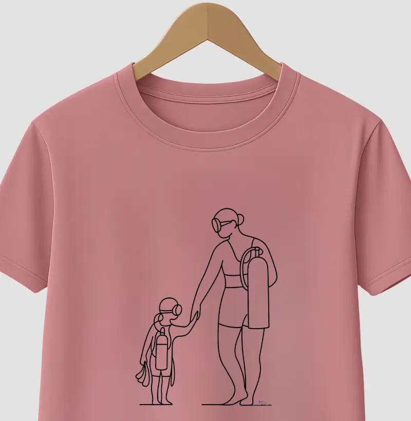 Mãe e Filho - Mergulhadores