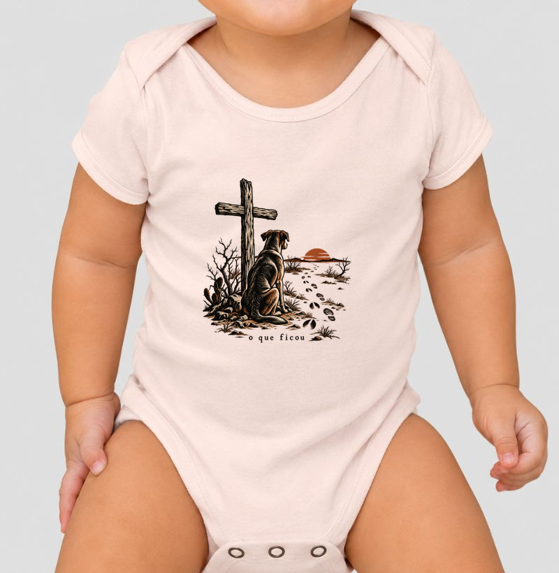 O Cão que Ficou - Body Infantil