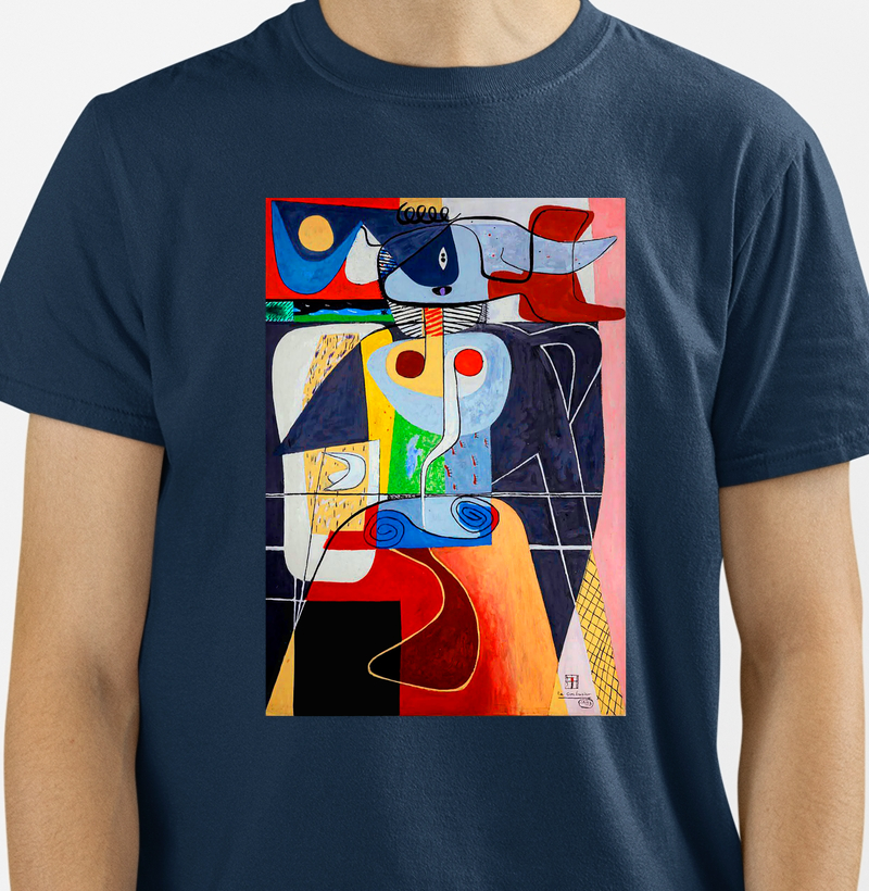 Camiseta Arte Abstrata Le Corbusier Taureau II (1953) 