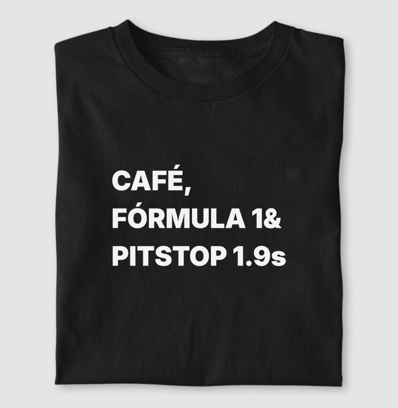 Café com PITSTOP - Camiseta