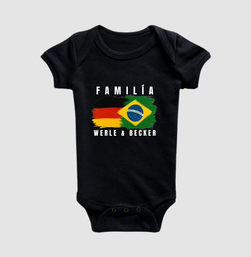 Família Werle & Becker - Body Infantil
