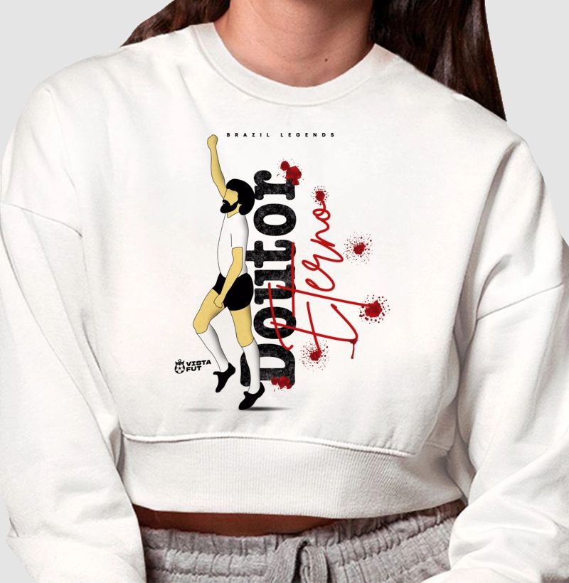 Moletom cropped - Doutor Eterno