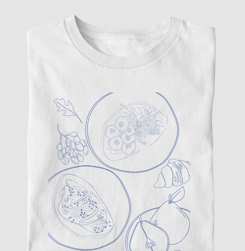 Camiseta Blue Brunch